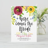 Hier komt de Uitnodiging van de Bride (Staand voorkant)