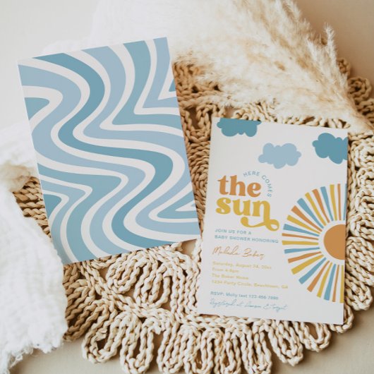 Hier komt de uitnodiging van het Baby shower van d