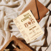 Hier komt de uitnodiging voor het Baby shower Son