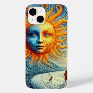 Hier komt de zon - AI Art Print Case-Mate iPhone 14 Hoesje