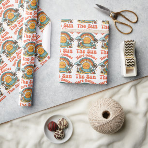 Hier komt de zon cadeaupapier