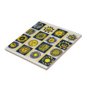 Hier komt de zon - Del Sol Celebration Tegeltje (Zijkant)