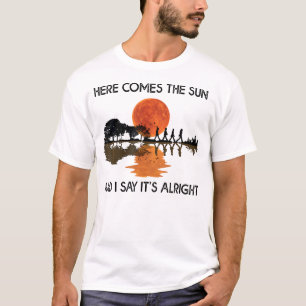 Hier komt de zon en ik zeg: t-shirt