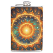 Hier komt de zon heupfles (Voorkant)