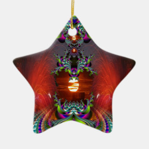 Hier komt de zon keramisch ornament