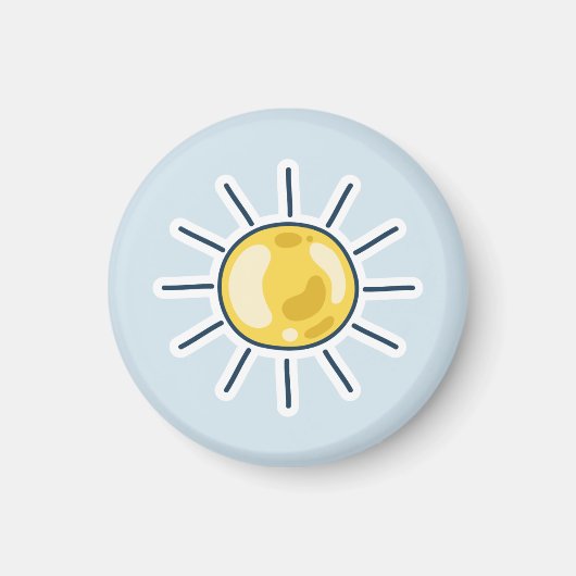 Hier komt de zon magneet (Voorkant)