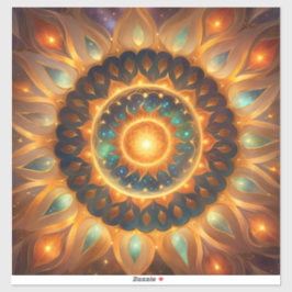 Hier komt de zon sticker