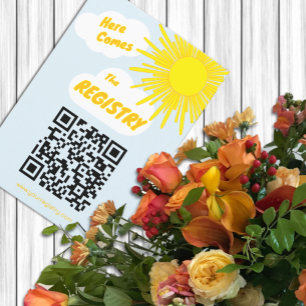 Hier Komt De Zoon Baby Boy Baby Shower Verlanglijs Informatiekaartje