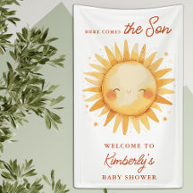 Hier Komt De Zoon Boho Schattige Baby Shower Welko