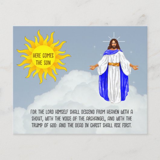 Hier komt de Zoon Flyer (Voorkant)