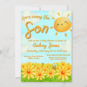 Hier komt de zoon kaart (Voorkant)