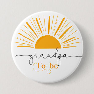 Hier komt de zoon opa om te zijn ronde button 7,6 cm