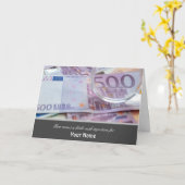 Hier komt een kleine injectie voor je geld! kaart (Gele Bloem)