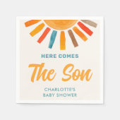 Hier komt het Baby shower van de zoon Servet (Voorkant)