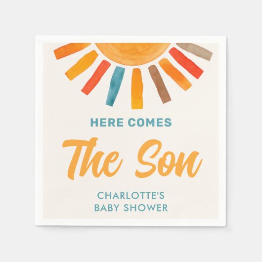 Hier komt het Baby shower van de zoon Servet (Voorkant)