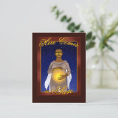 Hier komt het Briefkaart van de zon (Staand voorkant)