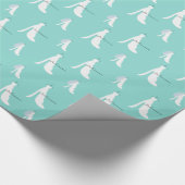 Hier komt het klappapier van de Bride-partij. Cadeaupapier (Hoek)