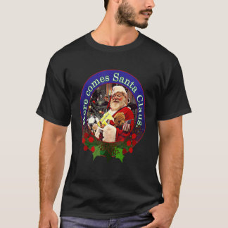 Hier komt het ontwerp van de Kerstman T-shirt
