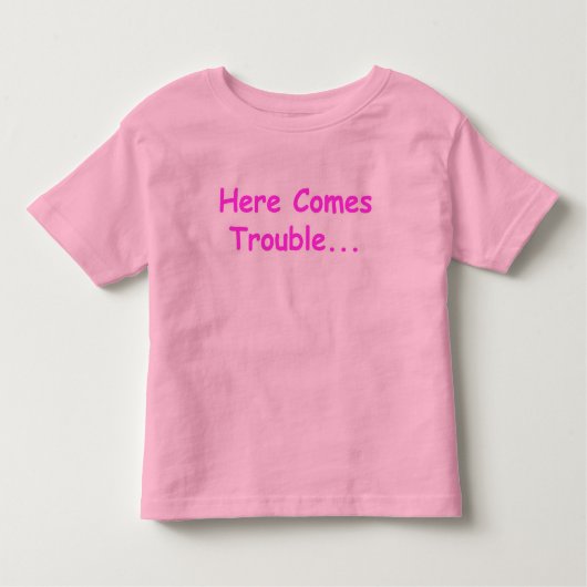 Hier komt het probleem kinder shirts (Voorkant)