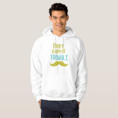 Hier komt het probleem, Mustache, Mustache Hoodie (Voorkant volledig)