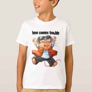 Hier komt het probleem t-shirt