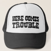 Hier komt het probleem trucker pet (Voorkant)