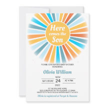 Hier komt het Son Baby shower