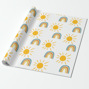 Hier komt het Son Wrapping Paper Cadeaupapier