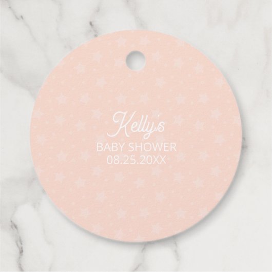 Hier komt het Sun Baby shower Bedankjes Labels (Achterkant)