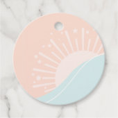Hier komt het Sun Baby shower Bedankjes Labels (Voorkant)