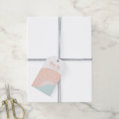 Hier komt het Sun Baby shower Gift Label Cadeaulabel (Met Touw)