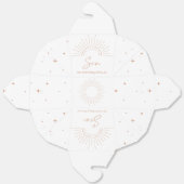 Hier komt het Sun Boho Baby shower Bedankdoosjes (Ongevouwen)