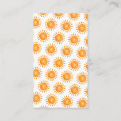 Hier komt het Sun Boho Baby shower Book Request Informatiekaartje (Achterkant)