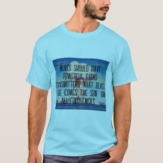Hier komt het Sun Nuke T-shirt (Voorkant)