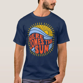 Hier komt het  Surf van de Retro van de Zon 60 T-shirt