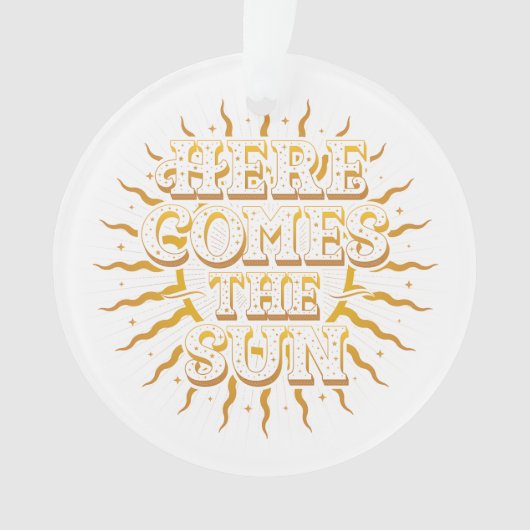 Hier komt het zonacryl Ornament (voorkant)