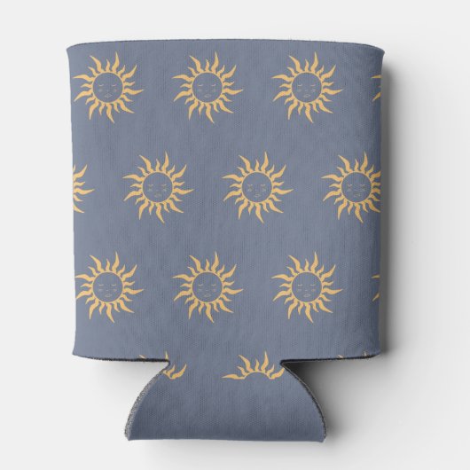 Hier komt het zoon baby shower blikjeskoeler (Achterkant)