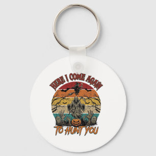 Hier komt opnieuw Grim Reaper Halloween Pompoen_1 Sleutelhanger