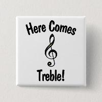 Hier komt Treble! Funny G Clef Musicians