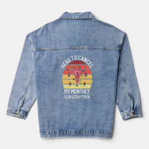 Hier kun je je maandelijkse abonnement op Uterus W Denim Jacket