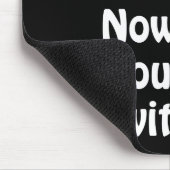 Hier, neem mijn hand. muismat (Hoek)