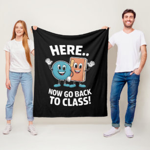 Hier Nu Terug Naar De Klas Schoolverpleegster Medi Fleece Deken