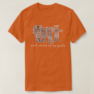 "Hier om de wereld te redden" (donkere, verschille T-shirt