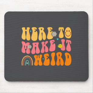 Hier om het raar te maken Sped-leraar cadeau Muismat