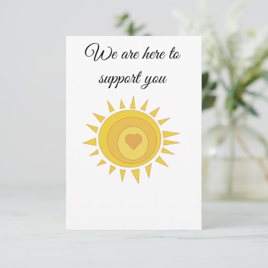 Hier om kaart te ondersteunen (Staand voorkant)