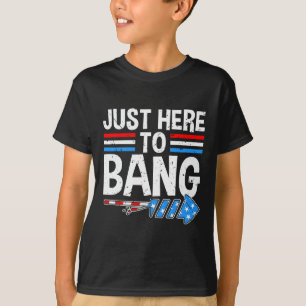 Hier om Shirt vuurwerk te vieren 4e