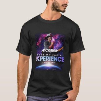 Hier op aarde ervaring t-shirt