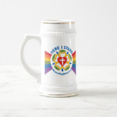 "Hier sta ik" stein Bierpul (Links)