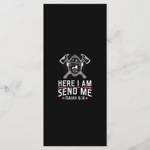 Hier stuur ik me Isaiah 68 brandweerman Menu