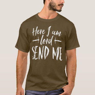 Hier stuur ik me Tongles boven de verheerlijking. T-shirt